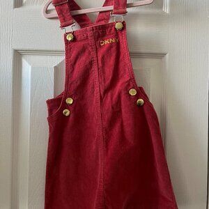 Guess Girls Corduroy Overall Dress